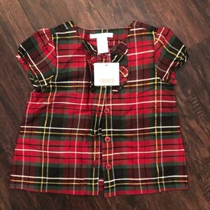 Janie & Jack Tartan/ Plaid Shirt 2T NWT